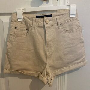 Índigo Rein brand shorts, khaki or tan colored, size 5/26